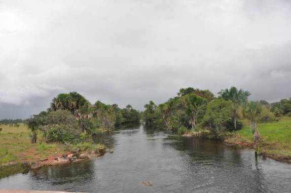 Muitos igarapés e bela paisagem no trecho asfaltado da viagem entre Macapá e Oiapoque - AP